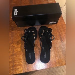 Women 6 Melissa Harmonic Studs Womens Sandals